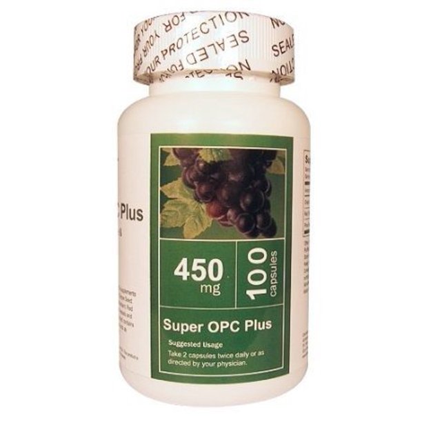 Super OPC Plus (Grape Seed, Red Wine and Pine Bark Extract), All Nature Super OPC Plus (Grape