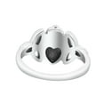 thumbnail image 3 of Traditional Irish Claddagh Celtic Knot With Heart Ring Band 925 Sterling Silver Size 5, 3 of 5
