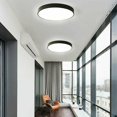 thumbnail image 4 of LED Ceiling Light with Motion Sensor Automatic Light Lamp for Outdoor Balcony Garage Entrance Corridor Round Fixture Easy to Install Ceiling Lamp 6000K Cool White, 1200L, 4 of 5