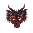 thumbnail image 2 of Couverture de Tête de Dragon de Luxe Fantaisie Robe Photo Accessoires de Costume Mascarade, 2 of 10