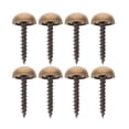 thumbnail image 1 of 8pcs Mirror Screws Brass Decorative Caps Screws Arts Crafts Fasteners Nails, 1 of 5