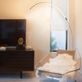 thumbnail image 3 of Brightech Sparq Arc Modern Home 67" Tall Arch LED Standing Floor Lamp, Silver, 3 of 10
