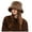 Coffee, variant on Winter Bucket Hat for Women Casual Fisherman Caps Puffy Soft Warm College Students Outdoor Shopping Versatile Hats Beige