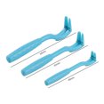thumbnail image 3 of 3 unids/set de pinzas para garrapatas para el cuidado de mascotas, pinzas para perros, pulgas, pinzas para piojos de gato, herramienta (azul), 3 of 7