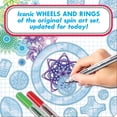 thumbnail image 2 of Spirograph Deluxe Set –Arts and Crafts, Kids Toys, Art Supplies, Craft Supplies, Drawing Kit, Spiral Art, Classic Gear Design Kit, Build-in Case, Pens, Design Sheet Included, Ages 8+, 2 of 6