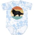 thumbnail image 3 of Inktastic Sheltie Dog Retro Sunset Boys or Girls Baby Bodysuit, 3 of 5
