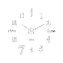 VerPetridure Clock From Wall To Wall Adhesive Mirror Large Clock For The Living House