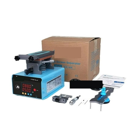 S-918F Plus AI 360° Rotation AI Intelligent Voice Control Screen Separator LCD Screen Heating Glue Removal Cut Machine Easy to Operate