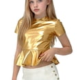thumbnail image 1 of Disfraces de Niños Niños Primavera Y Verano Festival de Color Sólido Carnaval Fiesta Performance Cuello Redondo Camiseta Top para Niños Disfraz de Niño Pequeño, 1 of 5