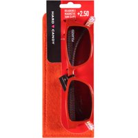 Hard Candy Readers with Magnetic Sun Clips, Eyeland Sunset -- Orange, 3 count