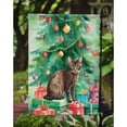 thumbnail image 3 of Carolines Treasures DAC7219GF 15.5 x 11.25 in. Havana Brown Cat by the Christmas Tree Garden Flag, 3 of 5