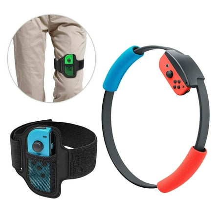 Switch Leg Strap & Ring-Con Grips for Nintendo Switch Ring Fit Adventure,...