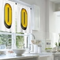 thumbnail image 2 of LALILO Kitchen Curtains and Valances Set of 3 36" Pink Rose Window Treatment Tiers for Window Decor, 2 of 5