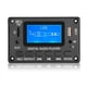 thumbnail image 3 of Amplificador de sonido estéreo de 6-12V #2*40W, módulo de broadcast FM automático, compatible con TF, U, USB, Universal, WMA, WAV, , Yotijar Tablero decodificador de jugador, 3 of 4
