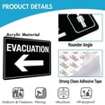 thumbnail image 3 of Notice Do Not Forget Personal Belongings Wall Or Door Sign- Acrylic Sign For Business Store, Shop, Cafe, Office, Restaurant - Back Self Adhesive Plastic, 3 of 6