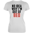 thumbnail image 1 of Out Of Bed White Juniors Soft T-Shirt, 1 of 1