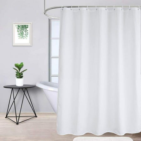 Fabric Shower Curtain Liner White Pol, 54 X 72 Cotton Shower Curtain