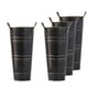 thumbnail image 4 of Cubo floral BLESIY Francés florero decoración de Metal maceta de almacenamiento Patio Negro, 4 of 8