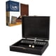 thumbnail image 1 of Juego de mesa WE Games Shut The Box con 12 números, caja de madera negra, 1 of 9
