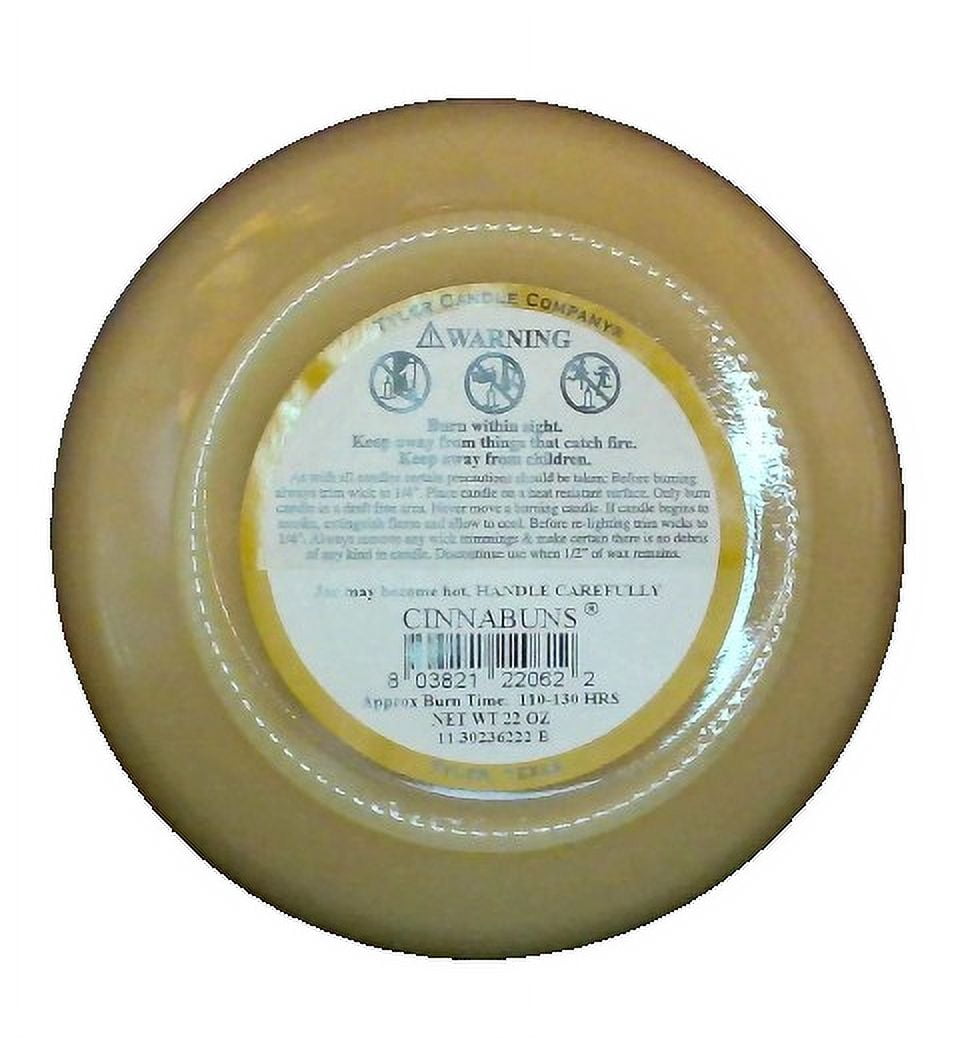 Tyler Candle Company - Cinnabuns - 22oz jar candle - with Tyler matches