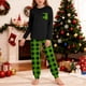 thumbnail image 5 of Conjuntos de blusa y camisa de manga larga con cuello redondo para niños y niñas de 5 a 14 años. Conjunto de top y pantalón con mangas estampadas., 5 of 9