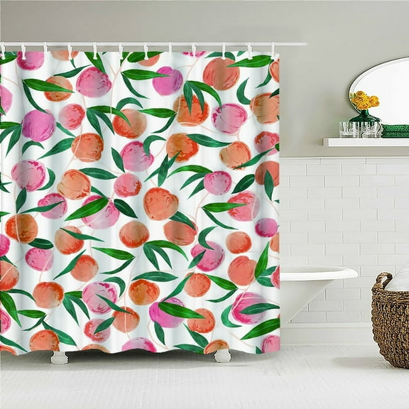 Fresh Pineapple Shower Curtains Bathroom Waterproof Polyester Bath Curtains Printing Shower Curtain Decor With Bath Screen