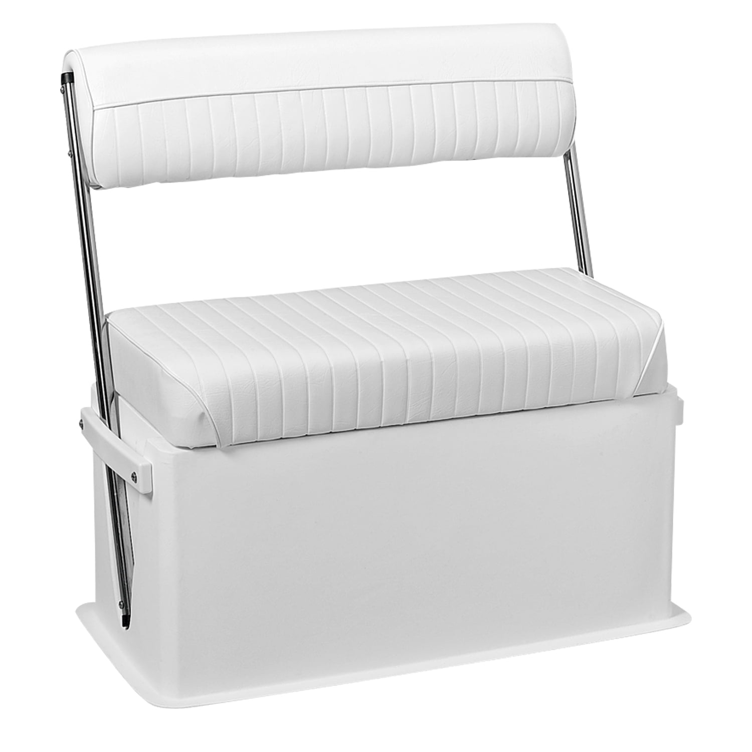Wise 8WD437SS784 Offshore Swingback Cooler/Storage Seat, Brite White