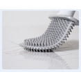 thumbnail image 5 of Cabezal de cepillo de limpieza de inodoro Flexible con cerdas de silicona, organización con Base de ranuras de ventilación (blanco), 5 of 5