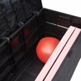 thumbnail image 7 of Cozyhom Resin Wicker Patio Storage Deck Box 120 Gallon, Outdoor Waterproof Cushion Storage Lockable Outside Container, Black, 7 of 7