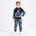 thumbnail image 2 of Lanbubble Toddler Boys 3D Printed Pullover Sweatsuit Outfit 2 Piece Hoodie Sweatshirt and Jogger Pants Set for Ages 2-6T, 2 of 9