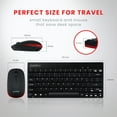 thumbnail image 4 of Perixx Periduo-712B Wireless Mini Keyboard and Mouse Combo - Home or Office Use -Black - US English, 4 of 8