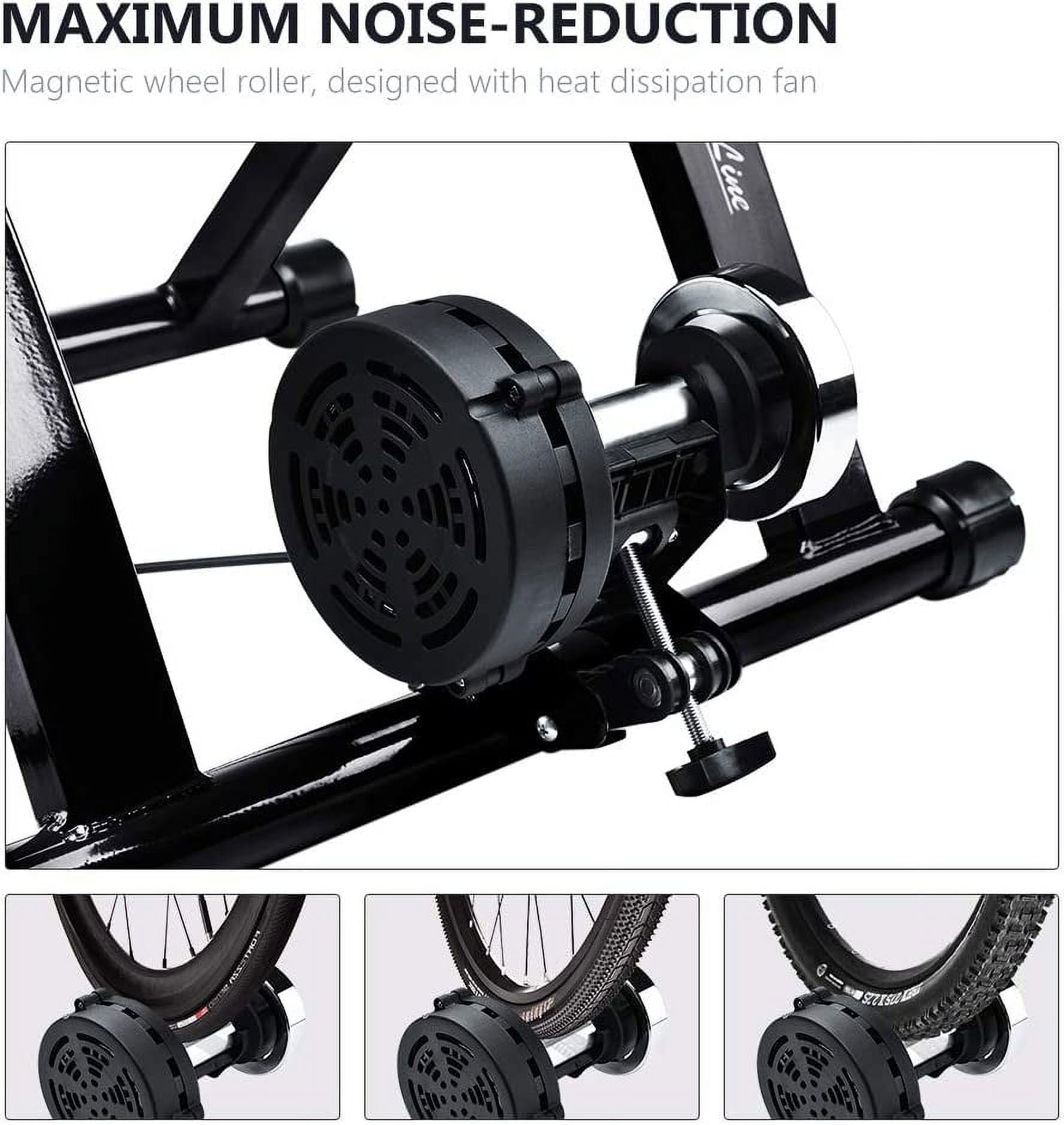 Walmart Bike Trainer Stand for Indoor Riding 26 28 700C Bikes Quiet Noise Reduction 8 Level Resistance Red Walmart
