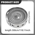 thumbnail image 7 of 2 Rolls Pipe Strap Metal Hanger Strapping Galvanized Gauge Rust Resistant for Construction DIY Home Projects, 7 of 7