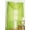 Lime Green, variant on 3 Piece Sheer Window Curtain Set - 2 Sheer Curtain + Scarf - Over 20 Colors!