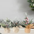 thumbnail image 1 of kkbbma Black and Friday Sales Artificial Mini Christmas Tree - Tabletop Christmas Tree Mini Artificial Christmas Tree for Table Top Desk Classic Series Holiday Decoration, 1 of 9