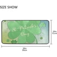 thumbnail image 3 of Coolnut St Patrick's Day Clover Kitchen Rug, 39"x20" Non-Slip Bath Rugs, Anti Fatigue Runner Comfort Floor Mat for Kitchen Washroom Bedroom, 3 of 7