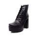 thumbnail image 1 of Bota Dasalo Negra De Agujeta Con Plataforma Para Mujer, 1 of 4