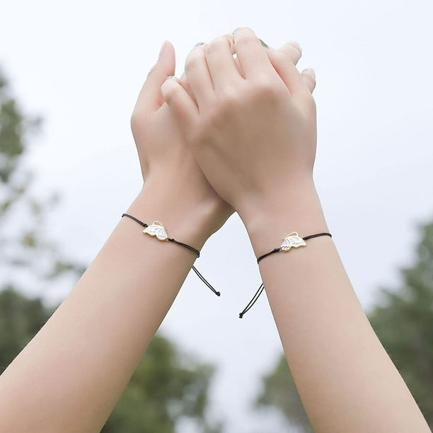 30 piezas Pulseras de la amistad multicolor aleatorias, pulsera de