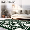 thumbnail image 2 of ODIKA 2x3 Machine Washable Non-Slip Area Rug, Modern Art Fan with Interlocking Arches Ultra Soft Rug, None, 547311, 2 of 7