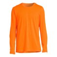 thumbnail image 5 of Athletic Works Men's and Big Men's Active Long Sleeve Soft Blend Tee, Sizes up to 5XL, 5 of 5