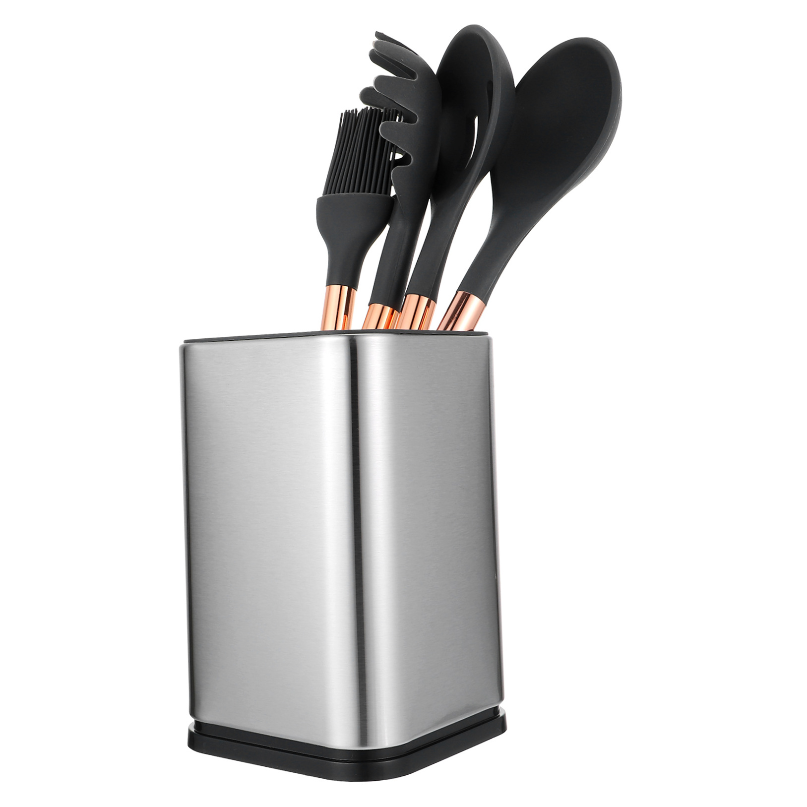 Soimiss 1Set Grey Silicone Spaghetti Server and Noodle Spoon Kitchen with Comfortable Handle for Home
