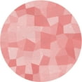 thumbnail image 1 of Ahgly Company Machine Washable Indoor Round Transitional Pink Area Rugs, 8' Round, 1 of 7