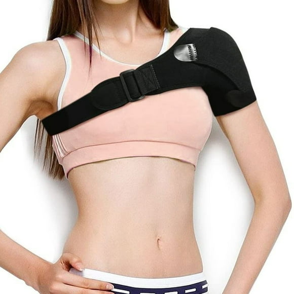 Opolski Shoulder Support Brace Adjustable Stability Sleeve Wrap for Torn Rotator Cuff AC Joint Tendonitis Pain Relief Compression Sleeve