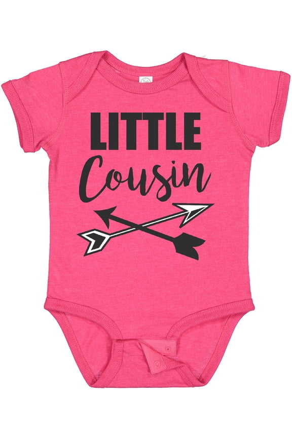 Little Cousin with Arrows Boys or Girls Baby Bodysuit