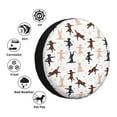thumbnail image 4 of Naloa Yoga Labrador Retriever PVC Leather Spare Tire Wheel Cover for Car Truck SUV Camper Trailer Universal Fit many size16 inch, 4 of 6