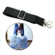 thumbnail image 4 of Bolso de hombro Hugo de nailon con correa ajustable Negro, 4 of 10