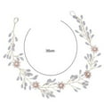 thumbnail image 5 of Cheers.US Bride Wedding Hair Vine Headband Bridal Accessories for Women Hand Wired Headband Adjustable Rhinestone Easy to Operate Faux Pearl Hair Vine for Anniversary, 5 of 5
