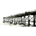 thumbnail image 2 of Scarvey, Emma 32x18 White Modern Wood Framed Museum Art Print Titled - Serene Pier II, 2 of 4