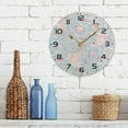 thumbnail image 7 of SKYSONIC Ballerina Flower Wall Clock 10 Inch Silent Non Ticking Round Clock Oil Painting Clock Easy to Read Clock for Living Room Bedroom Bathroom Home Decor, 7 of 7