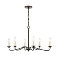 thumbnail image 4 of Elk Lighting Quinn Old Bronze 6-Light Chandelier, 4 of 6